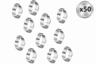 Lot de 10 – Collier de Serrage à Oreille – Diamètre 13-15 mm
