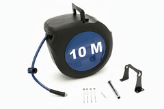 Enrouleur d'Air Comprimé à Rétractation Automatique – 10 mètres – Raccord 1/4" Femelle