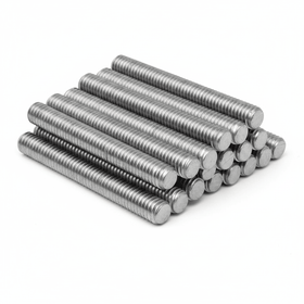 Lot 100 x Tige filetée précoupée M8x80 Acier zinugué