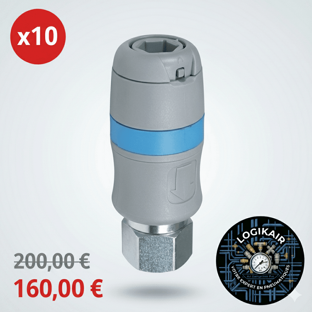Coupleur Rapide Prevost 1/4" Femelle – Norme ISO 6150 B