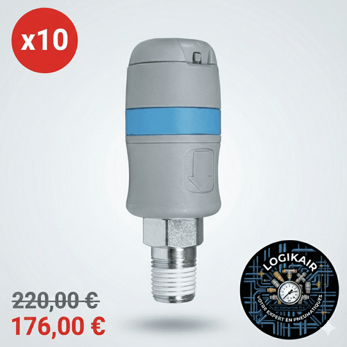 Coupleur Rapide Prevost 1/4" Mâle – Norme ISO 6150 B