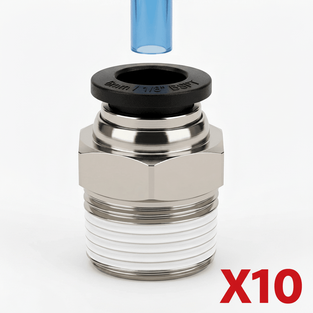 Raccord ø6mm – Lot de 10