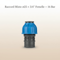 Raccord Mixte Femelle ø25 × 3/4"