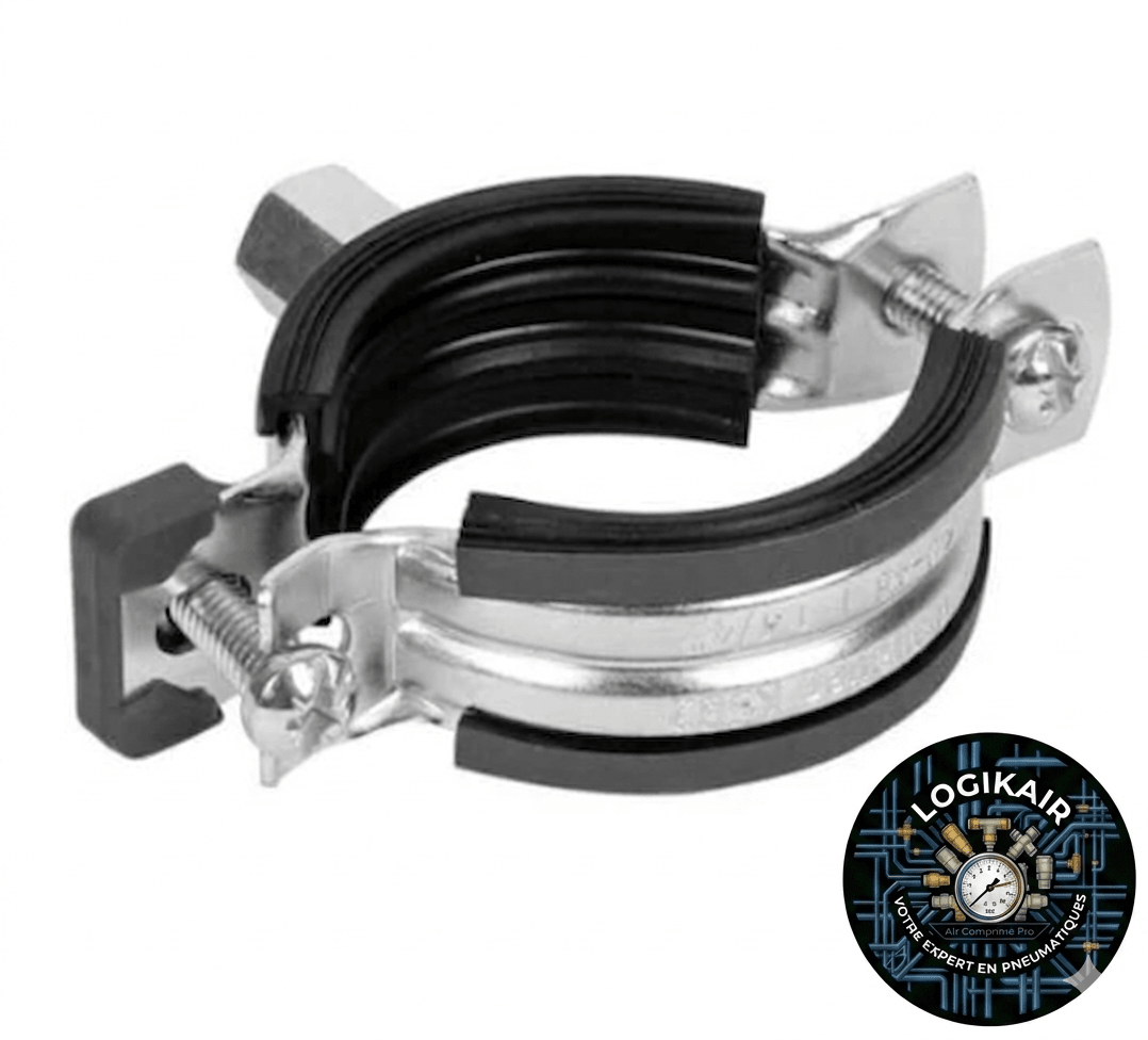 Collier de Serrage ISO – Diamètre 25 à 30 mm – Acier Galvanisé